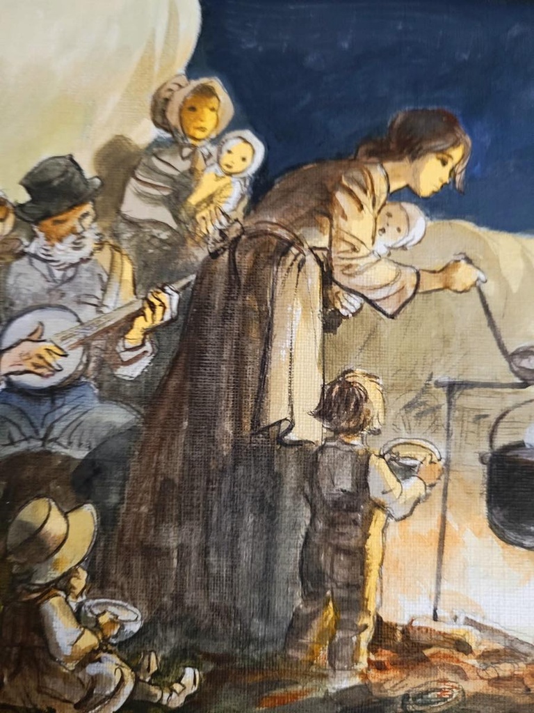 Campement, le soir